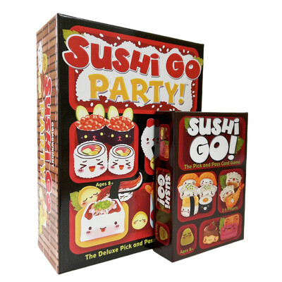 1 carte de joc pentru adunarea familiei „Sushi Go”, joc distractiv de cărți, pachet de masă pentru petrecere