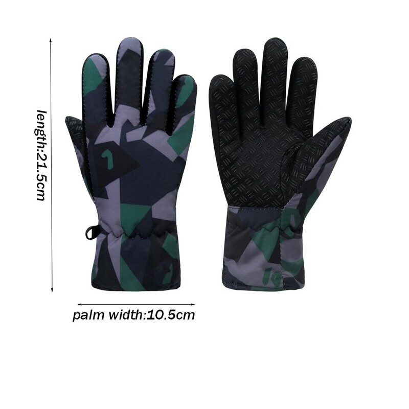 Copii Copii Iarna Zăpadă Mănuși calde Băieți Fete Ski Snowboard Rezistent la vânt Impermeabil Îngroșare Menține cald Iarna Mănușă cu mâneci lungi