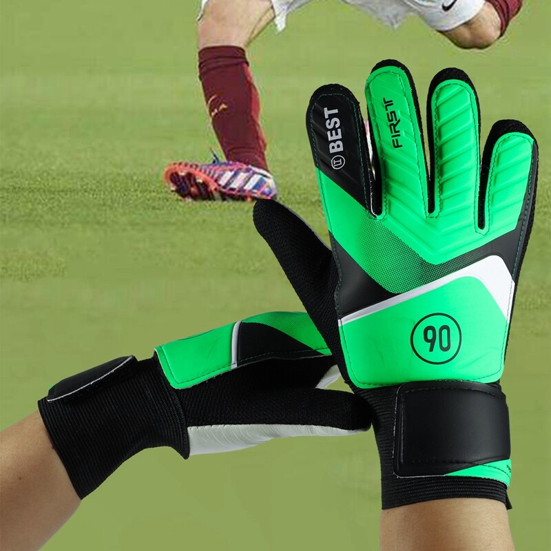 Profesionalios vartininko pirštinės Vyrai Moterys Suaugę Vaikai Futbolas Futbolas Vartininko pirštinės Neslystančios Storos lateksinės pirštinės Pirštų apsauga