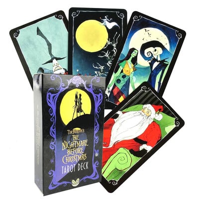 The Nightmare Before Christmas Tarot Deck And PDF Guidebook Društvena igra Divination Tell the Future