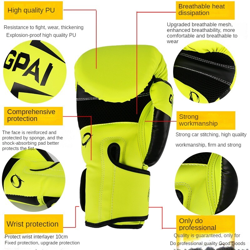 Νέα γάντια πυγμαχίας γενικής χρήσης για ενήλικες και παιδιά Γάντια του μποξ Sanda Gloves Training Fighting Punching Bags Γάντια του μποξ