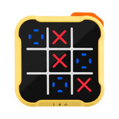 Joc Tic Tac Toe Copii Jucării electronice Joc Nuturi și Cruci Antrenamentul memoriei Jocuri portabile infinite de călătorie pentru copii și adulți