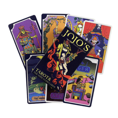 Аниме JoJo Bizarre Adventure Tarot Cards Divination Deck English Versions Edition Oracle Board Игра на настолни игри за парти