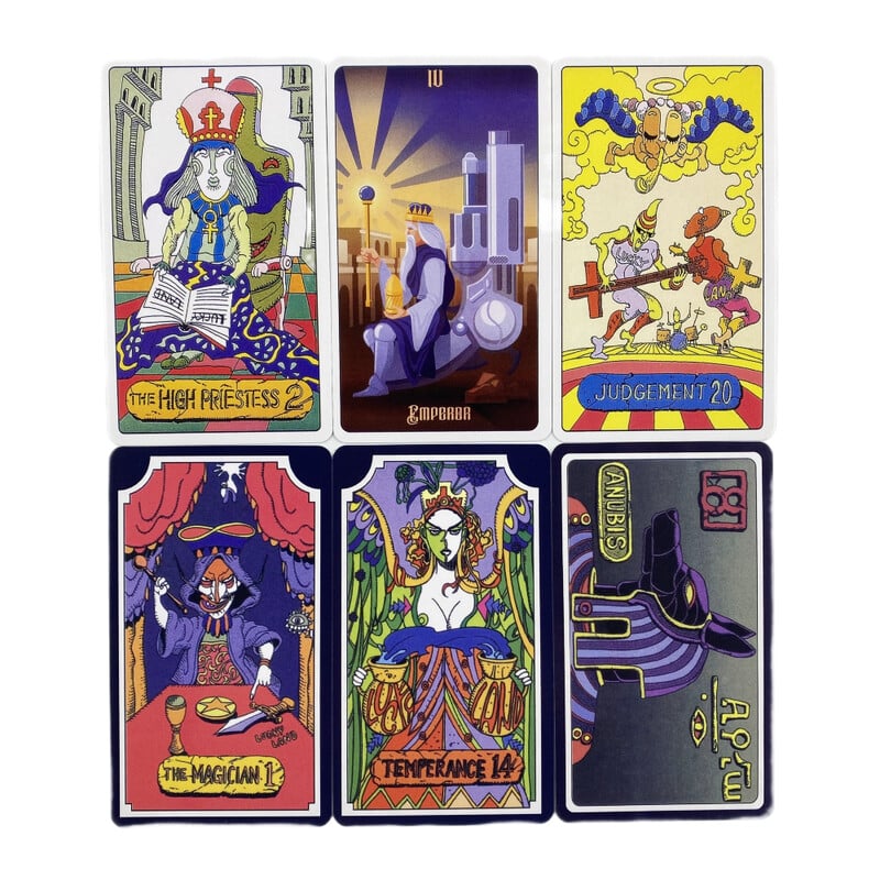 Anime JoJo Bizarna avantura Tarot karte Špil proricanja Engleske verzije Izdanje Oracle Board Igranje stolnih igara za zabavu