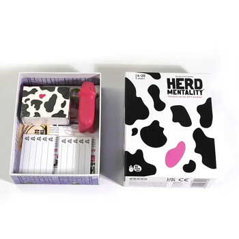 Herd Mentality Card Game The Udderly Hilarious Party Game Забавление за цялото семейство Най-добрите настолни игри