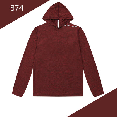 Prilagođena majica s kapuljačom s okruglim izrezom OEM poliesterske prazne majice s kapuljačom Unisex velike veličine Muške, ženske majice s kapuljačom i majice s kapuljačom Trenerka za teretanu 874