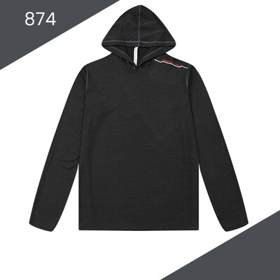 Prilagođena majica s kapuljačom s okruglim izrezom OEM poliesterske prazne majice s kapuljačom Unisex velike veličine Muške, ženske majice s kapuljačom i majice s kapuljačom Trenerka za teretanu 874