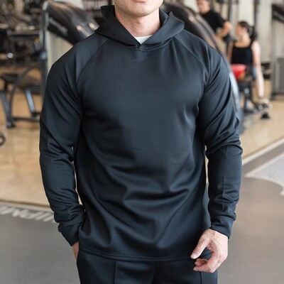 Majica za trčanje s kapuljačom Muška široka majica za teretanu dugih rukava Sportska odjeća Košarkaška majica s kapuljačom Dry Fit majice Majica kratkih rukava za fitness Sportski trening