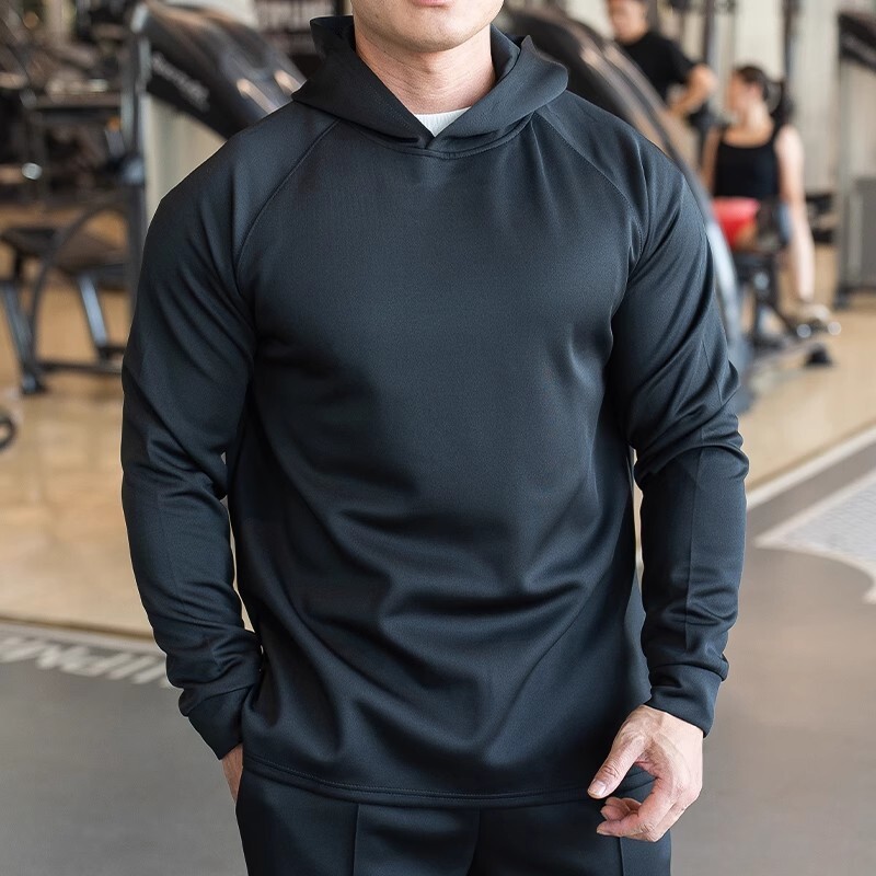 Majica za trčanje s kapuljačom Muška široka majica za teretanu dugih rukava Sportska odjeća Košarkaška majica s kapuljačom Dry Fit majice Majica kratkih rukava za fitness Sportski trening