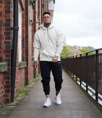 Muška sportska majica s kapuljačom Muška nova jesenska fitness majica s kapuljačom i kapuljačom s kapuljačom, skakač s kapuljačom, široka široka odjeća za treniranje