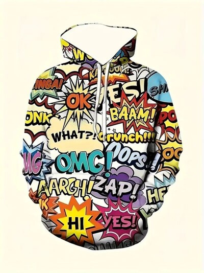 2024. 3D ispis, nova muška majica s kapuljačom, sportska odjeća za van, modna jesenska majica s kapuljačom dugih rukava