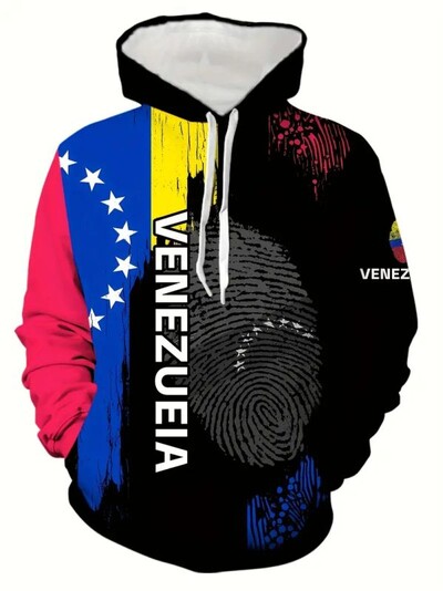 2024. 3D ispis, nova muška majica s kapuljačom, sportska odjeća za van, modna jesenska majica s kapuljačom dugih rukava