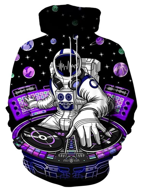 2024. 3D ispis, nova muška majica s kapuljačom, sportska odjeća za van, modna jesenska majica s kapuljačom dugih rukava