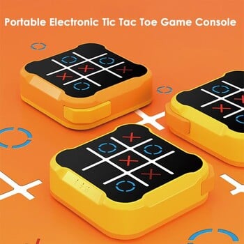 Електронна игра Tic-Tac-Toe Образователна шахматна дъска Шахматна дъска Настолни игри Шахматна настолна игра Шахматен комплект Преносим за възрастни Деца