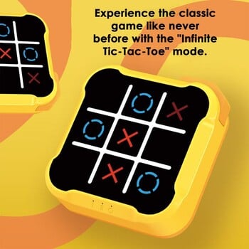 Ηλεκτρονικό παιχνίδι Tic-Tac-Toe Εκπαιδευτικό Σκάκι Επιτραπέζια Παιχνίδια Σκάκι Επιτραπέζιο Παιχνίδι Σκάκι Φορητό για Ενήλικες Παιδιά