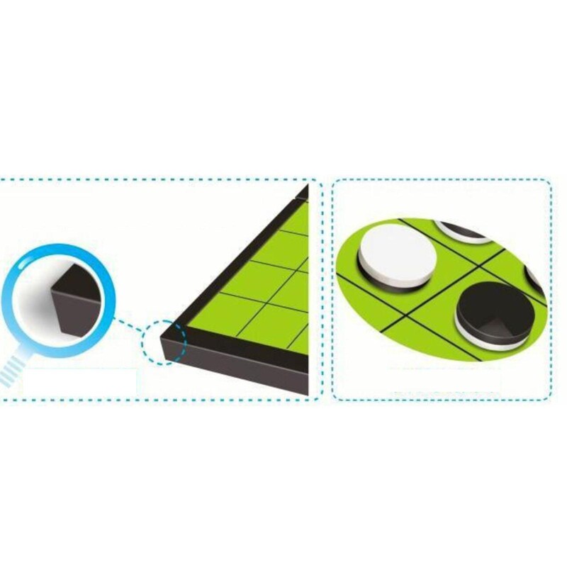 Reversi šaha melnbaltais šaha galdiņš 64 spēļu figūriņas pārnēsājams salokāms Reversi Othello galda šahs bērniem pieaugušajiem