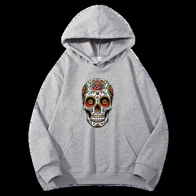 Jesen, nova muška majica s kapuljačom i otisnutim otiscima, široka majica s kapuljačom, hip-hop stil, ulična odjeća, ležerni pulover, muška odjeća