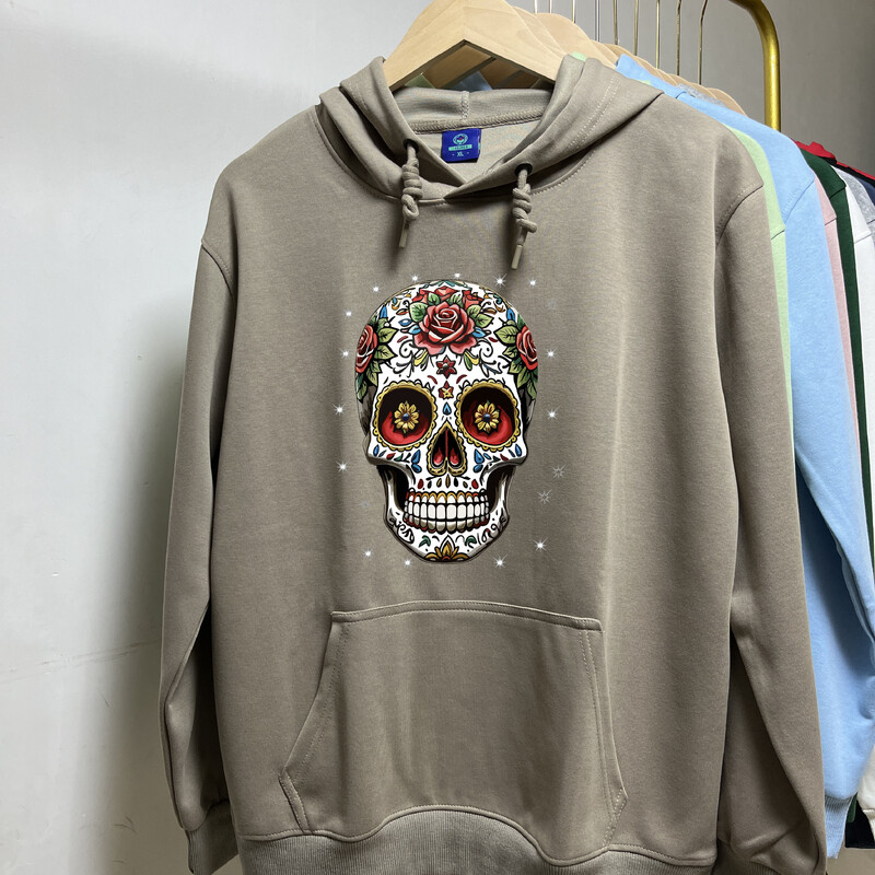 Jesen, nova muška majica s kapuljačom i otisnutim otiscima, široka majica s kapuljačom, hip-hop stil, ulična odjeća, ležerni pulover, muška odjeća