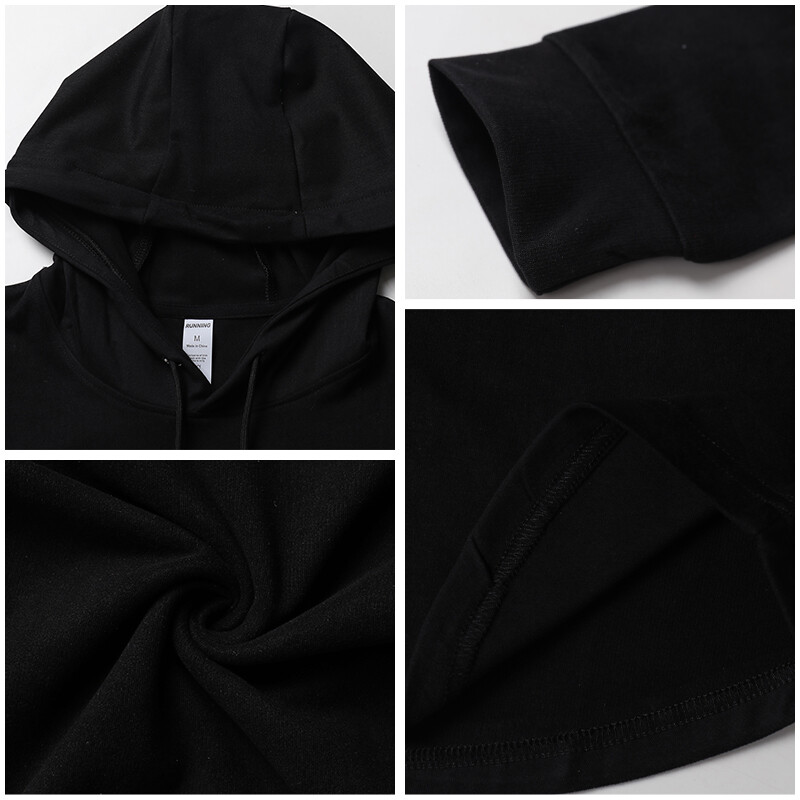 Nove modne muške jesenske zimske majice s kapuljačom Ulični kaput dugih rukava Jednobojna ležerna trenirka Gornji dijelovi trenirke za trčanje na otvorenom 0357