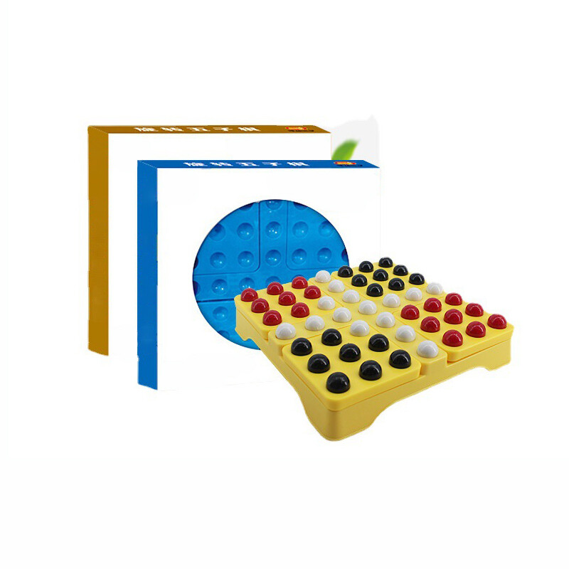 Pentago stalo žaidimas Gomoku Magic Gomoku su juodais ir baltais karoliukais Vaikų dėlionės žaidimas Šachmatai Gobang Qenueson 2–3 asmenų žaidėjai