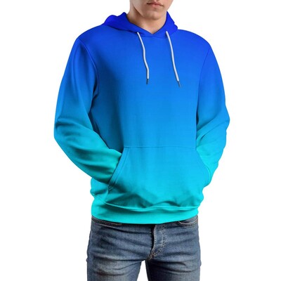 Двуцветни свободни суичъри Червен и черен забавен пуловер Суичър с качулка Мъжко горнище с дълъг ръкав с големи ежедневни шарки