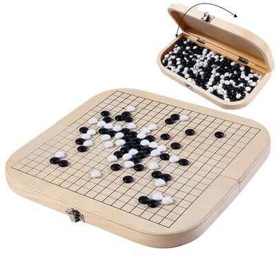 Go Game Sulankstomas juodai baltas Weiqi šachmatų šachmatų rinkinys vaikams dėlionės stalo žaidimas žaislai dovanos