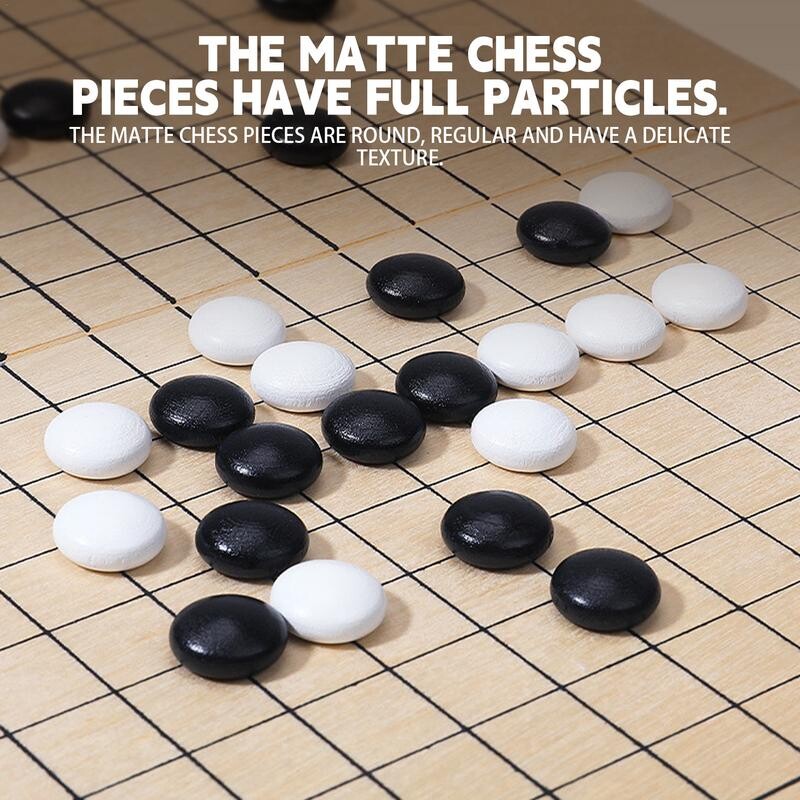 Go Game Sulankstomas juodai baltas Weiqi šachmatų šachmatų rinkinys vaikams dėlionės stalo žaidimas žaislai dovanos