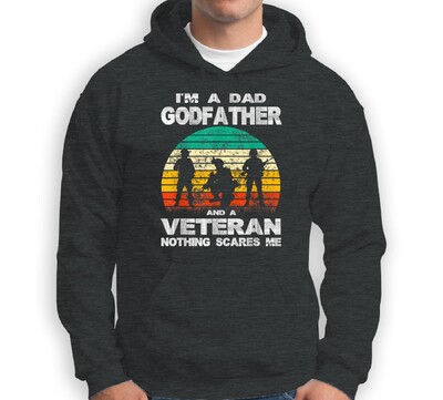 „I'm a Daddy Godfather“ Нова мода Спортно улично облекло Ежедневен суичър с качулка за бягане Оригинален ветерански стил