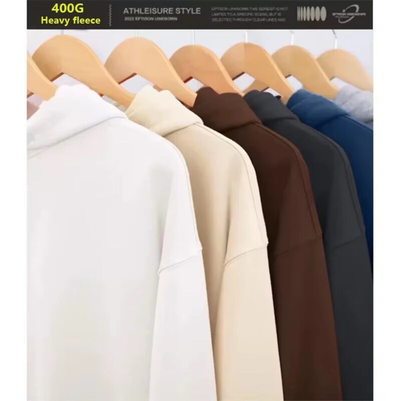 2024 m. originalus Paryžiaus gobtuvas rudens ir žiemos porai, laisvas didelio dydžio megztinis su gobtuvu, prabangus vyriškas ir moteriškas prekės ženklas