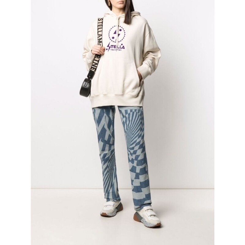 Američki luksuzni brend s printom uzorka od čistog pamuka majica kratkih rukava muška jesen zima in unisex pulover S-7XL velika veličina