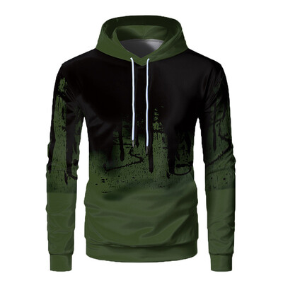 Vyriškas megztinis Naujas lauko sportinis skaitmeninis 3D spausdintas megztinis su gobtuvu pora beisbolo kostiumas laisvi vyriški drabužiai, madingi laisvalaikio viršūnės