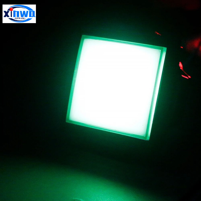 60 mm kvadratinis mygtukas, 12v šviesos diodų jungikliai, monetų pardavimo automatas.