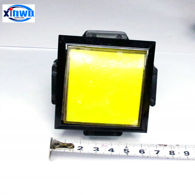 60 mm kvadratinis mygtukas, 12v šviesos diodų jungikliai, monetų pardavimo automatas.