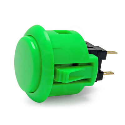 Japonijos pasažas SANWA OBSF-24 mygtukas, 24 mm nulio uždelsimo paleidimo jungiklis, oficialus originalus žaidimo mašinos vairasvirtės konsolė „pasidaryk pats“