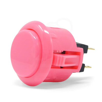 Japonijos pasažas SANWA OBSF-24 mygtukas, 24 mm nulio uždelsimo paleidimo jungiklis, oficialus originalus žaidimo mašinos vairasvirtės konsolė „pasidaryk pats“