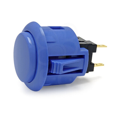 Japonijos pasažas SANWA OBSF-24 mygtukas, 24 mm nulio uždelsimo paleidimo jungiklis, oficialus originalus žaidimo mašinos vairasvirtės konsolė „pasidaryk pats“