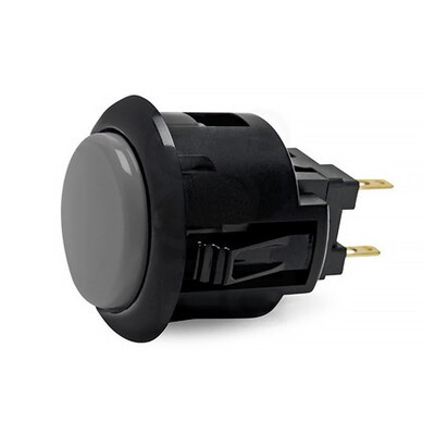 Japonijos pasažas SANWA OBSF-24 mygtukas, 24 mm nulio uždelsimo paleidimo jungiklis, oficialus originalus žaidimo mašinos vairasvirtės konsolė „pasidaryk pats“