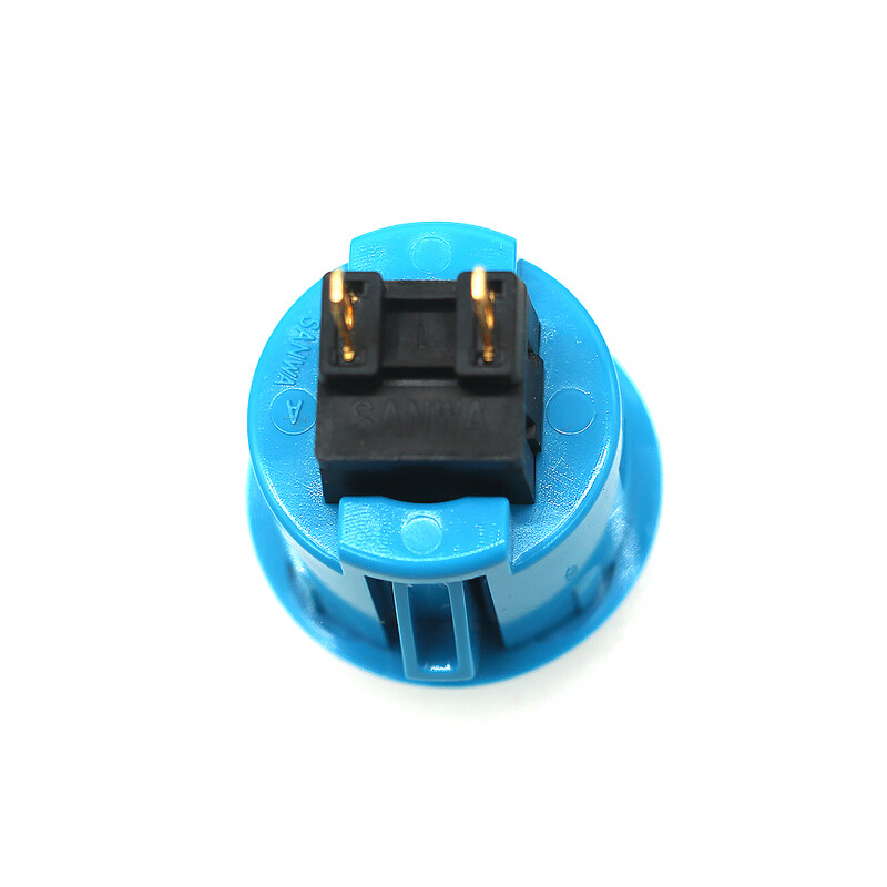 Japonijos pasažas SANWA OBSF-24 mygtukas, 24 mm nulio uždelsimo paleidimo jungiklis, oficialus originalus žaidimo mašinos vairasvirtės konsolė „pasidaryk pats“