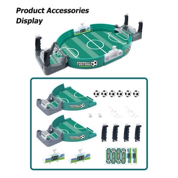 Мини настолна футболна игра Преносима интерактивна футболна игра Лесна инсталация Футболна игра родител-дете за деца Празнични играчки