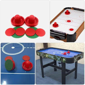 Air Hockey Mini Air Hockey Pucks and Paddles - Replacement Set Value Pack - Σετ 1 Red Air Hockey Pushers και τέσσερα Red Pucks