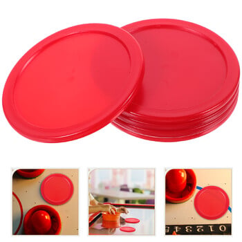 5Pcs BS Air Hockey Pucks Red Air Hockey Children Table Mini Ice Hockey Piece Въздушно окачване Аксесоари Топка Спортни инструменти