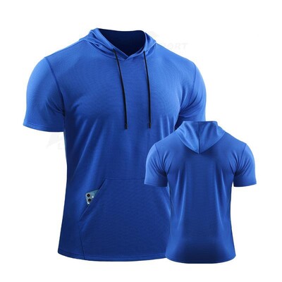 Тренировъчни качулки за мъже Ризи за джогинг Баскетбол Футболни фланелки Мъжко облекло за фитнес Блуза Ризи Рашгард с джоб