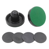 Gaisa hokeja ripas un lāpstiņas Gaisa hokeja stūmēji Gaisa hokeja rezerves ripas galda spēlēm Aprīkojuma piederumi 4 PCS Puck Pi