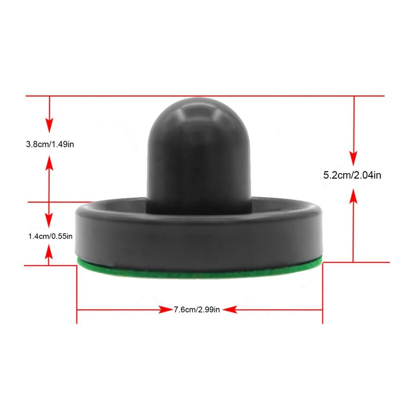 Gaisa hokeja ripas un lāpstiņas Gaisa hokeja stūmēji Gaisa hokeja rezerves ripas galda spēlēm Aprīkojuma piederumi 4 PCS Puck Pi