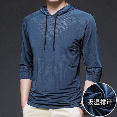 Gornji dio sportova na otvorenom za teretanu Muške majice Nogometni dres Tanke majice Majice kratkih rukava Sportske uske majice s kapuljačom za planinarenje Nogometne majice