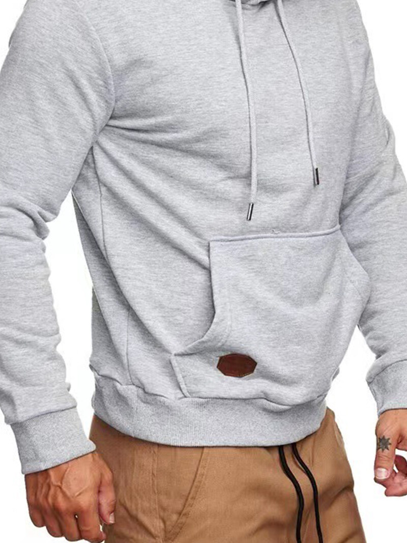 Sportinis megztinis su gobtuvu ilgomis rankovėmis kaukė megztinis vyriškas rudens lauko gobtuvas mados tendencijos gatvės amerikietiškas treniruočių kostiumas