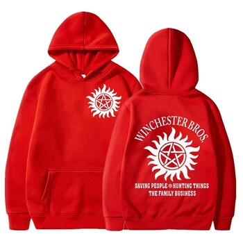 Νέα Μόδα Supernatural Hoodies Μακρυμάνικη Αθλητική κουκούλα