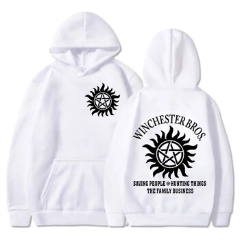 Νέα Μόδα Supernatural Hoodies Μακρυμάνικη Αθλητική κουκούλα