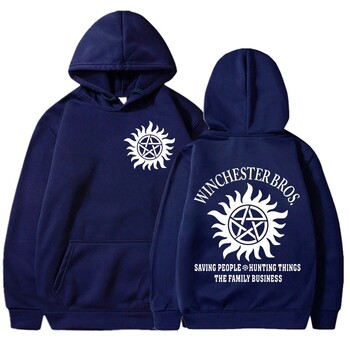 Νέα Μόδα Supernatural Hoodies Μακρυμάνικη Αθλητική κουκούλα