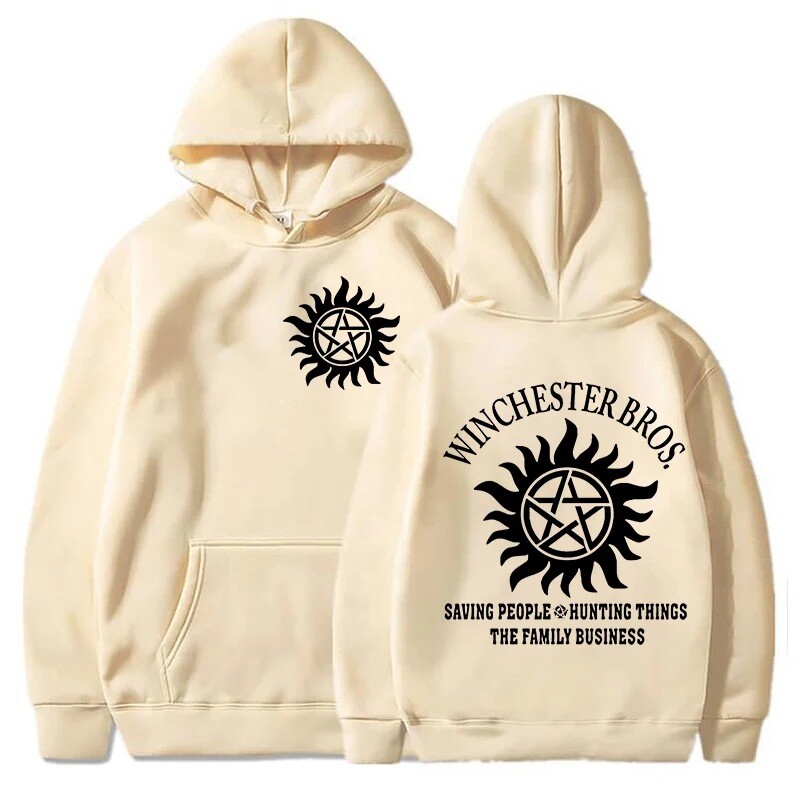 Нова мода Supernatural Hoodies Спортна качулка с дълъг ръкав